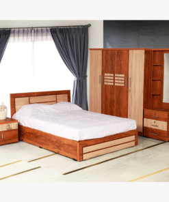 Cot with 2 Door Cupboard