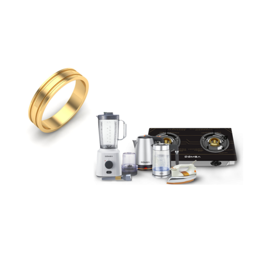 12,000 Worth Gold Ring + Mixy, Iron Box, Gas Stove worth 12,000